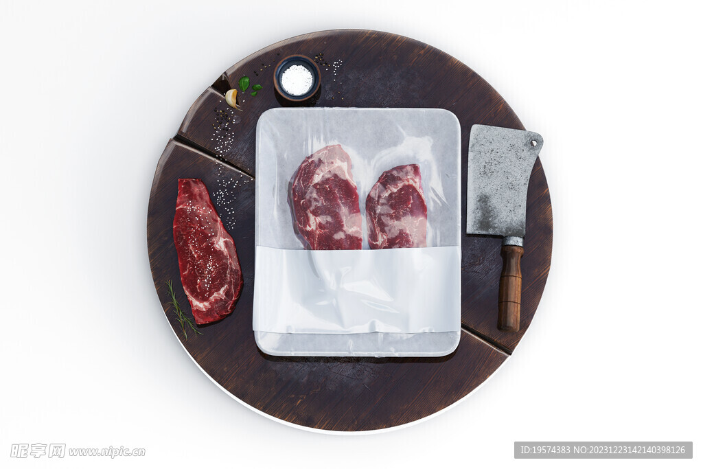 鲜牛肉托盘 