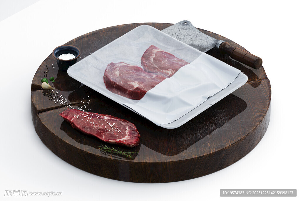 鲜牛肉托盘  