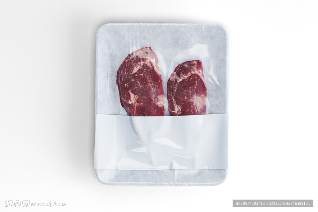 鲜牛肉托盘 
