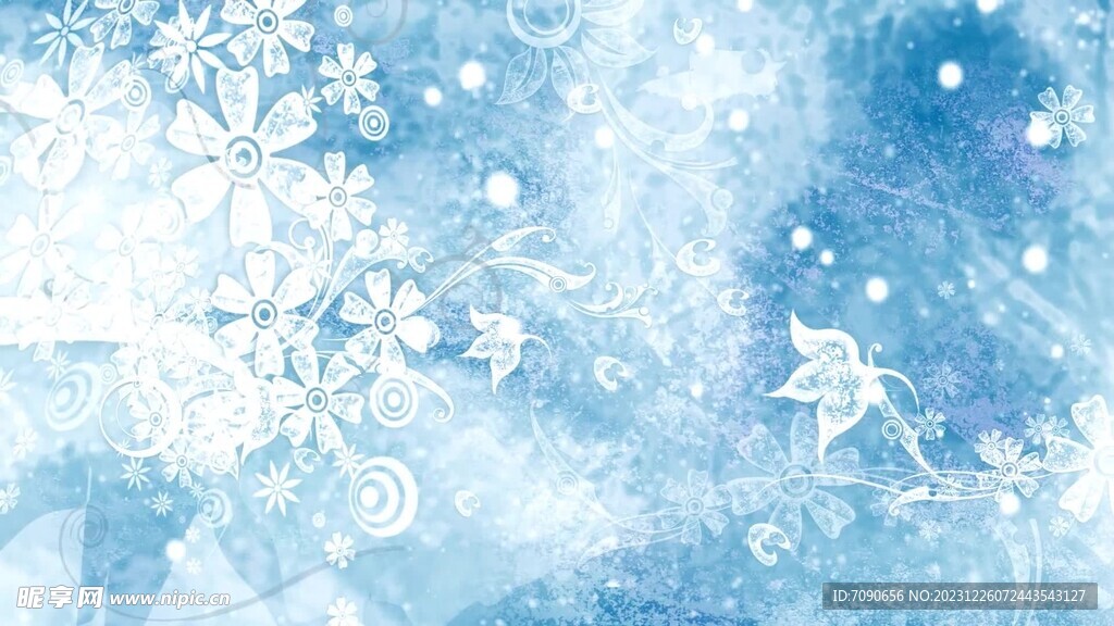 冰雪花纹