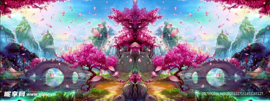 唯美桃花岛