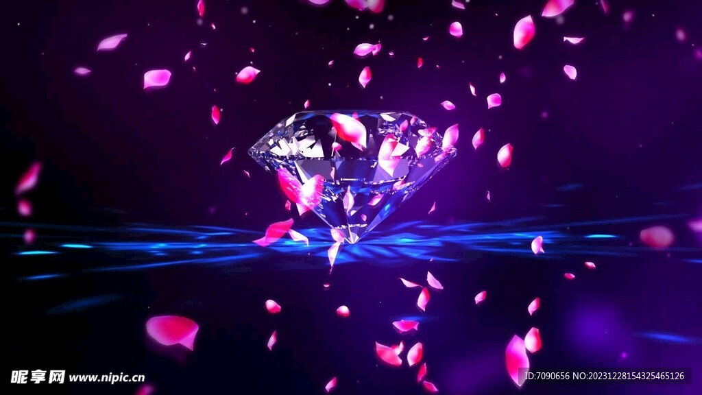 钻石玫瑰花瓣