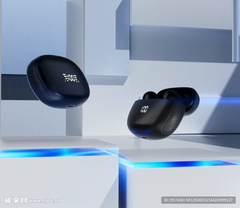 C4D模型 耳机