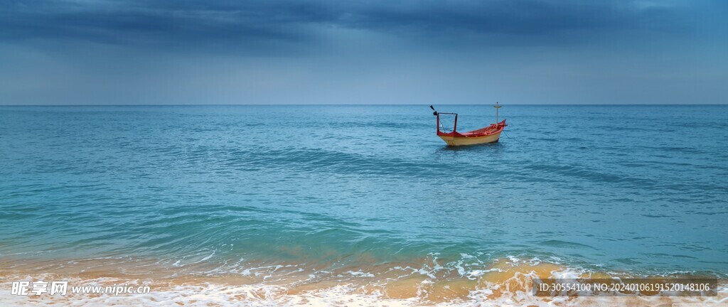 美丽的沙滩风景图片