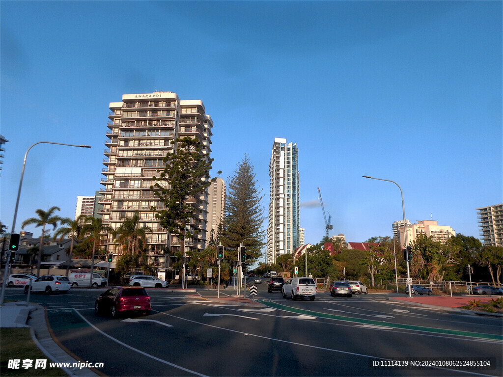澳大利亚黄金海岸城市风景