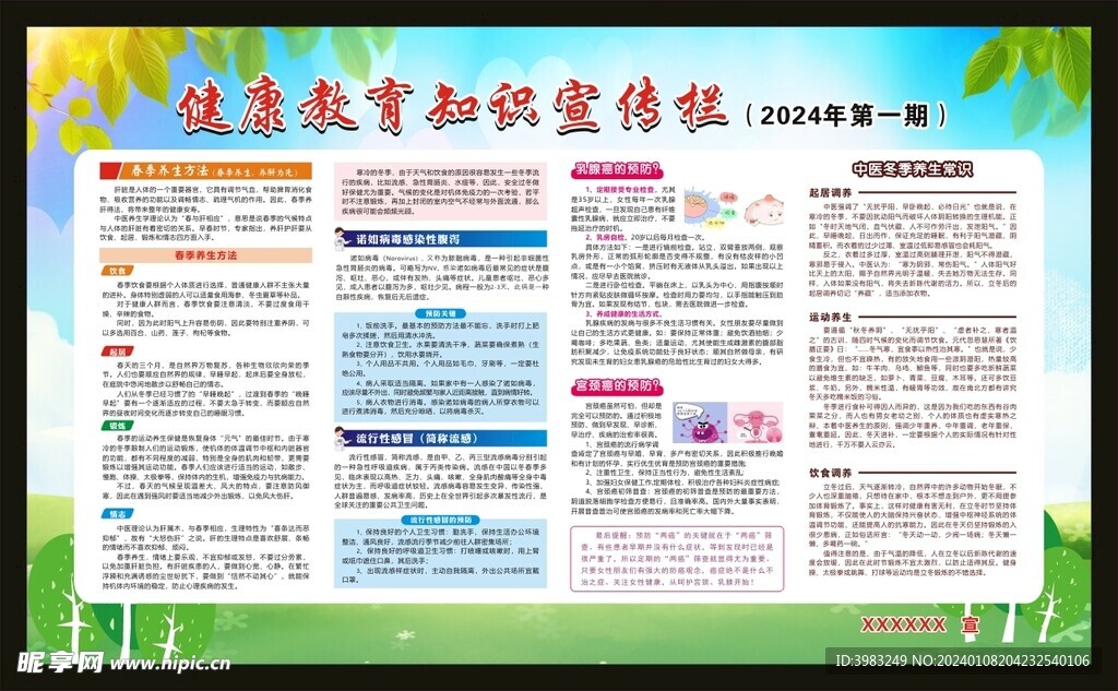 健康教育宣传栏