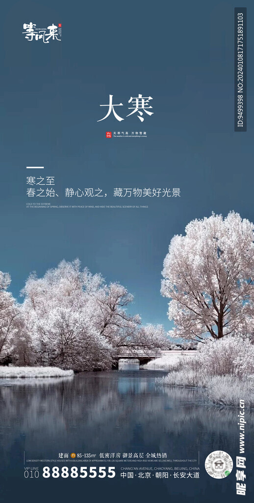 地产大寒海报