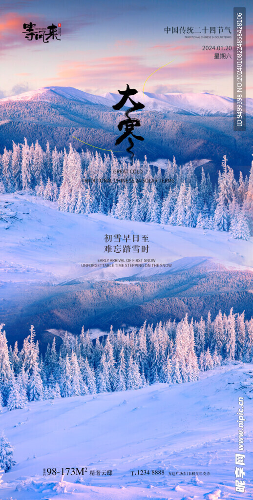 地产大寒海报