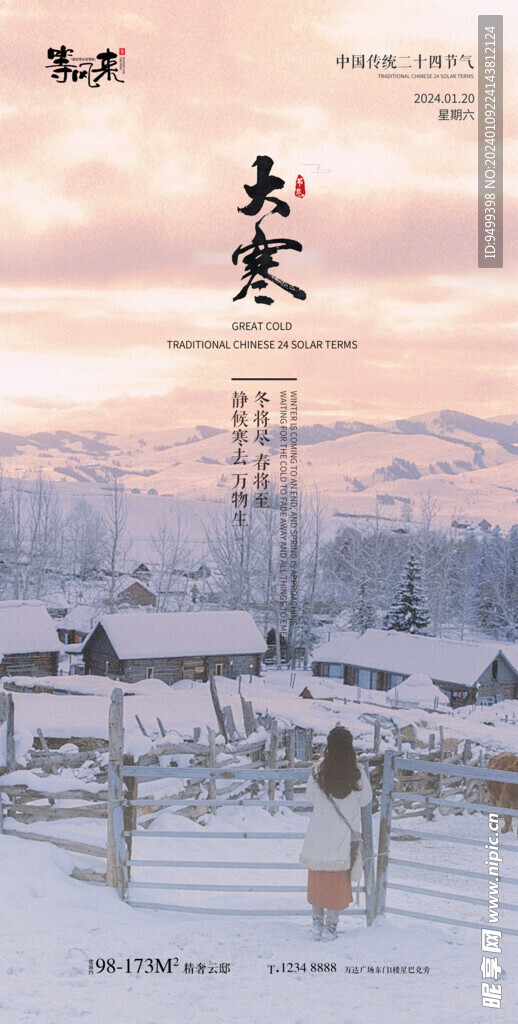 地产大寒海报
