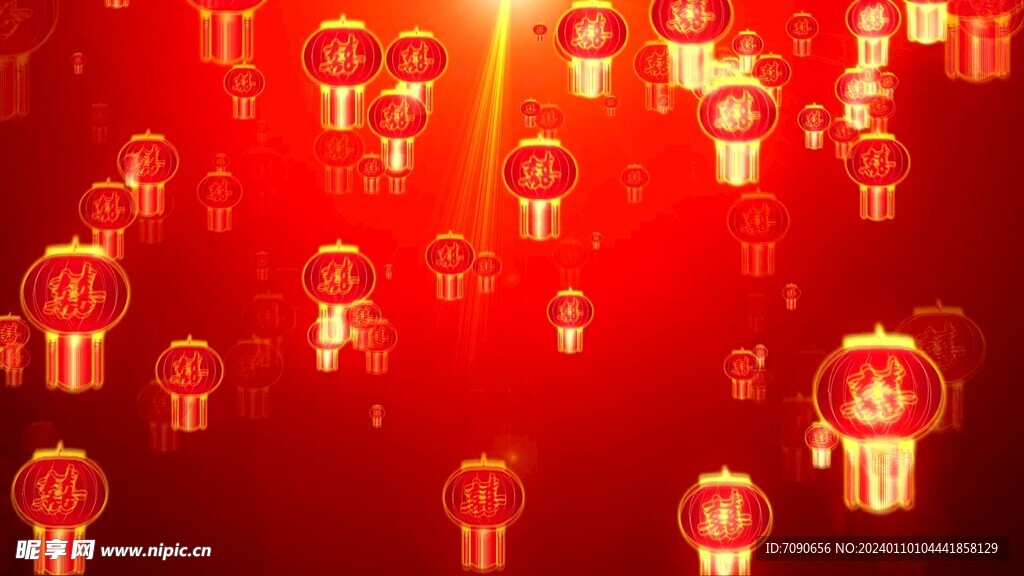 动感灯笼婚礼视频