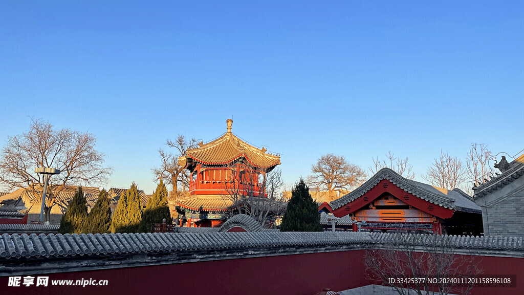 古建筑  中式园林景观