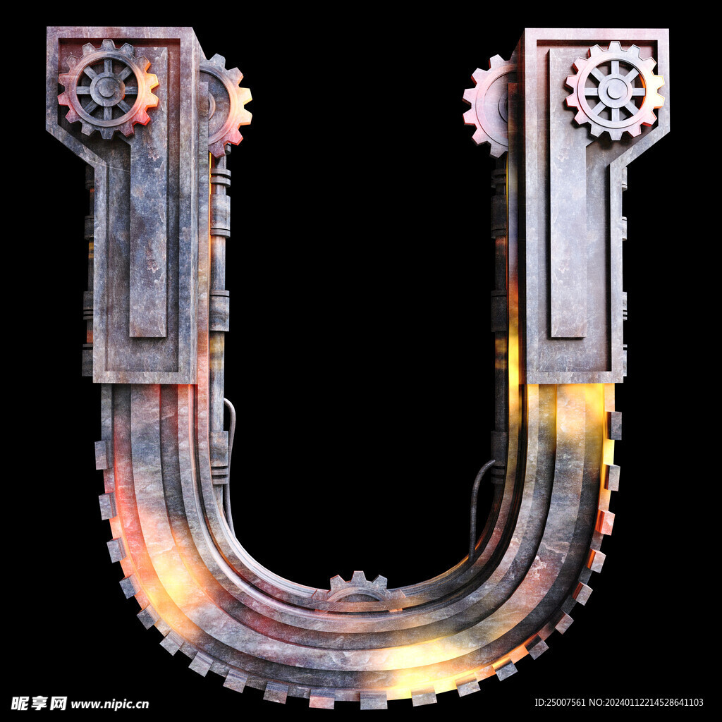 金属字母