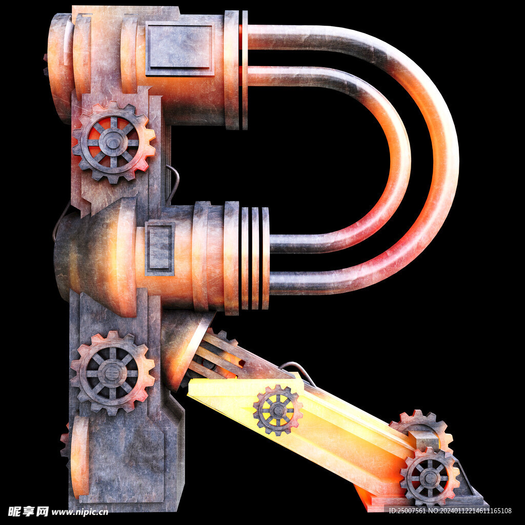 金属字母