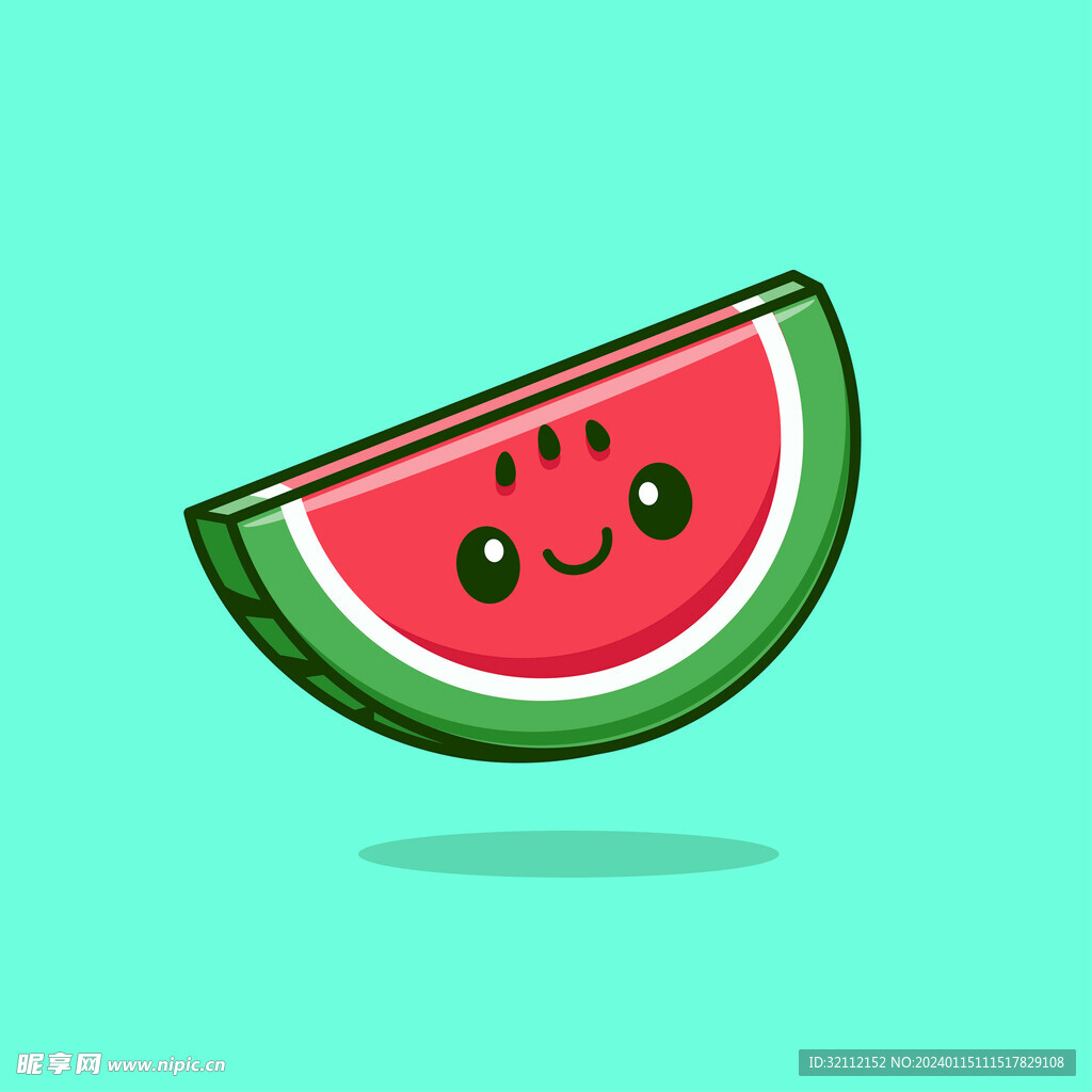 矢量卡通西瓜
