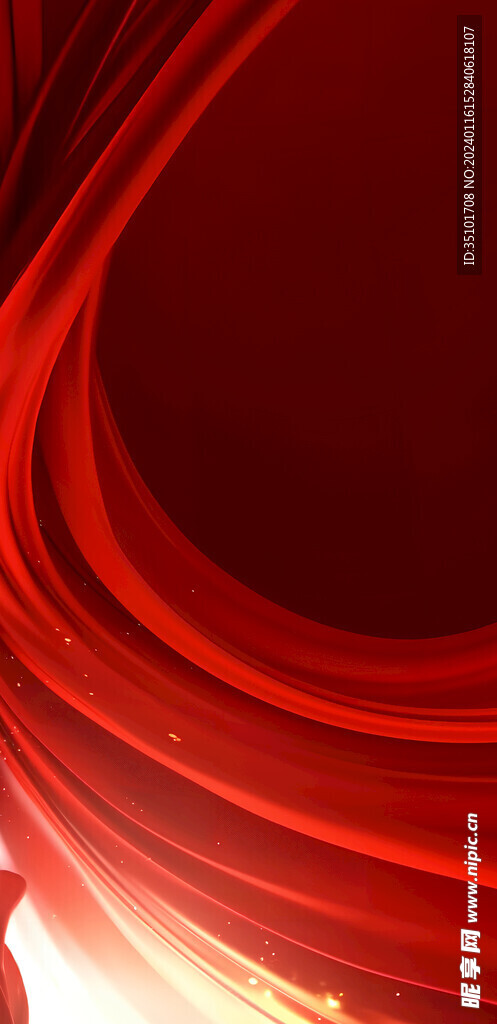 红色背景