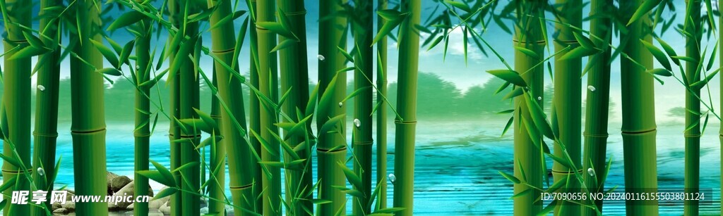 森林自然美景     