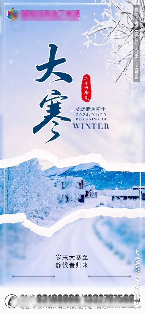 大寒海报
