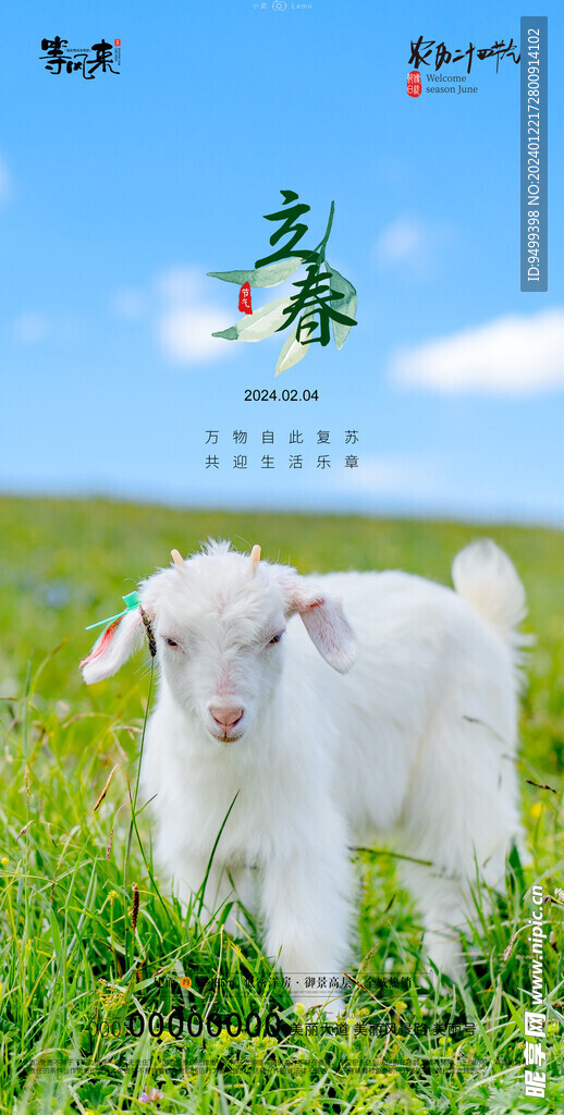 地产立春海报