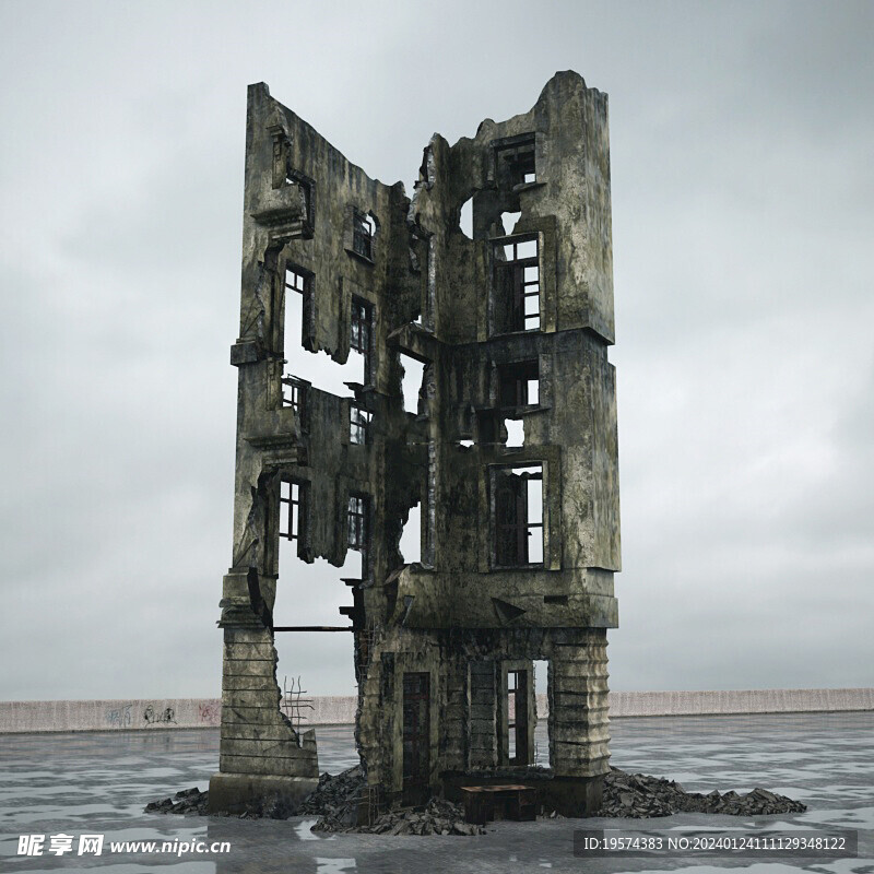  C4D模型 建筑物 