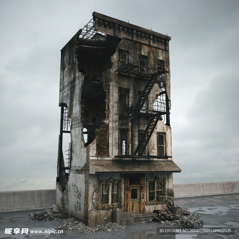 C4D模型 建筑物  