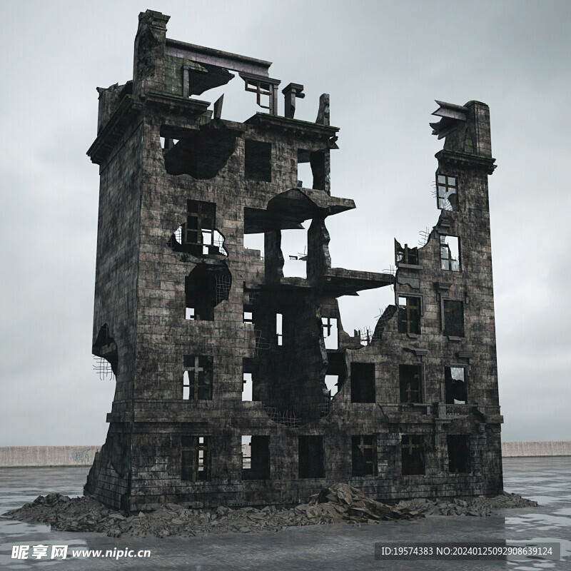 C4D模型 建筑物 