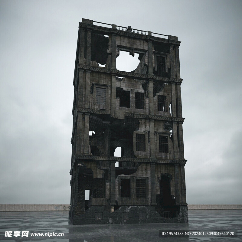 C4D模型 建筑物 