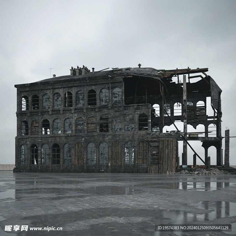 C4D模型 建筑物 