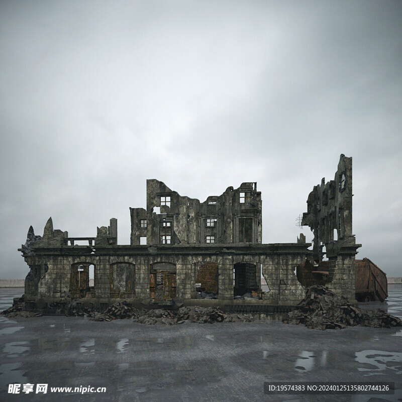 C4D模型 建筑物 