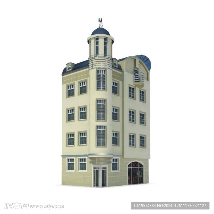 C4D模型 房子 