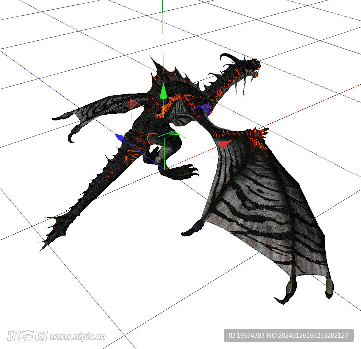 C4D模型 恐龙  