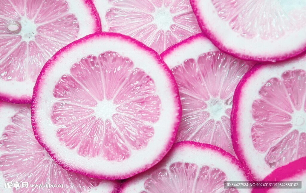 紫红色柠片