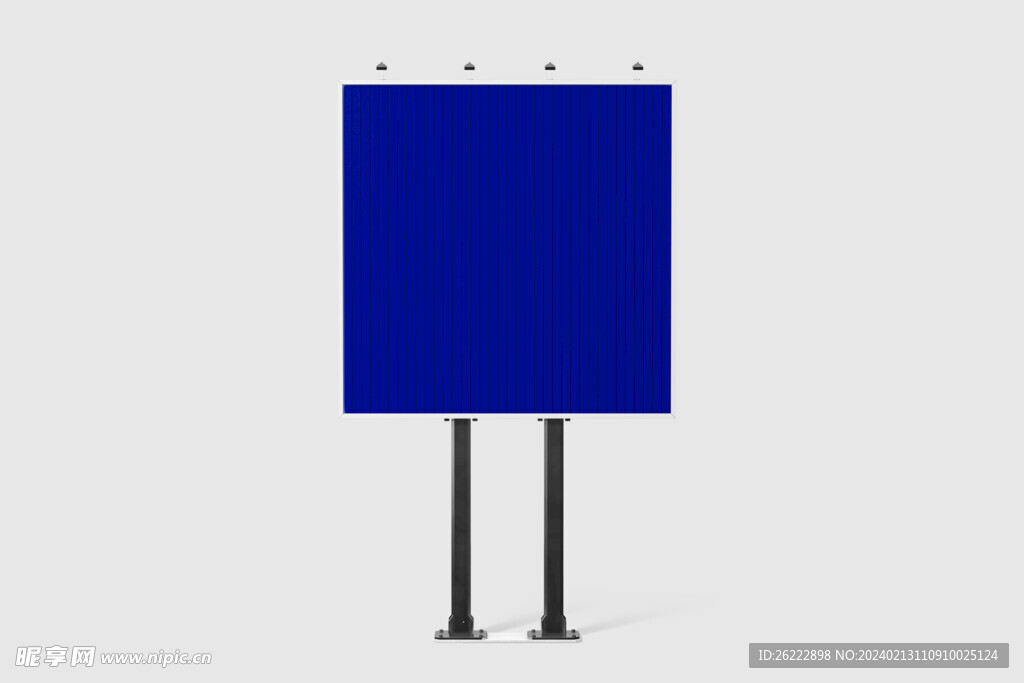 海报宣传立牌vi设计展示蓝