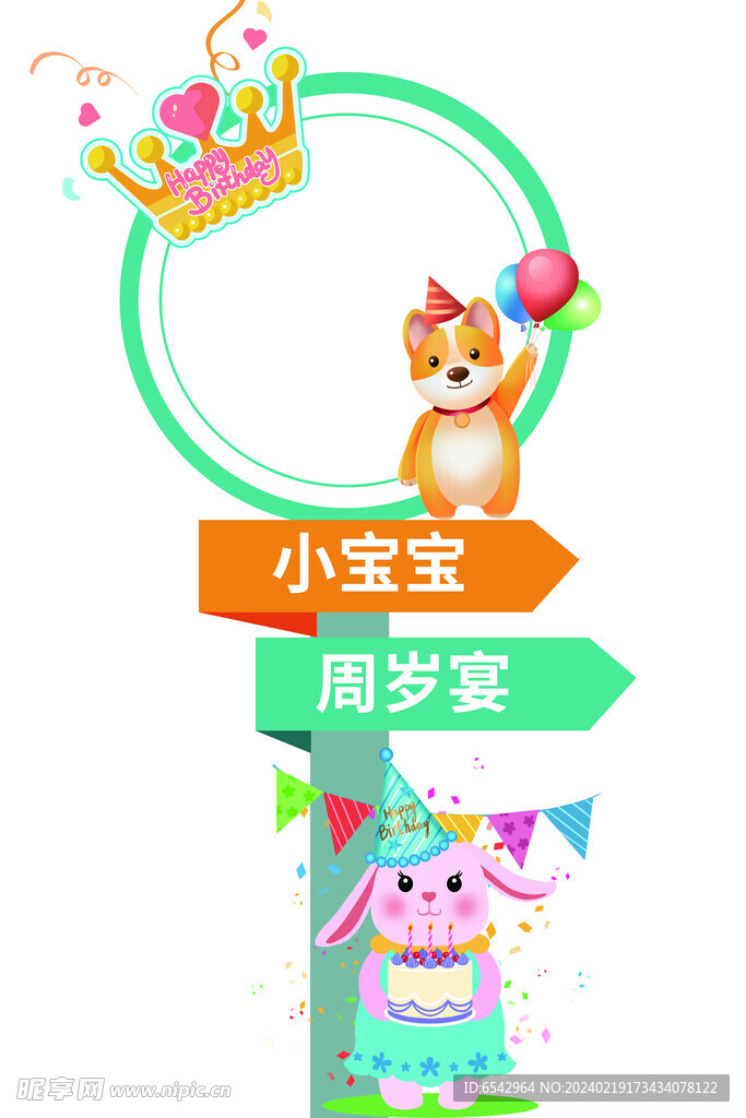 生日宴引导牌