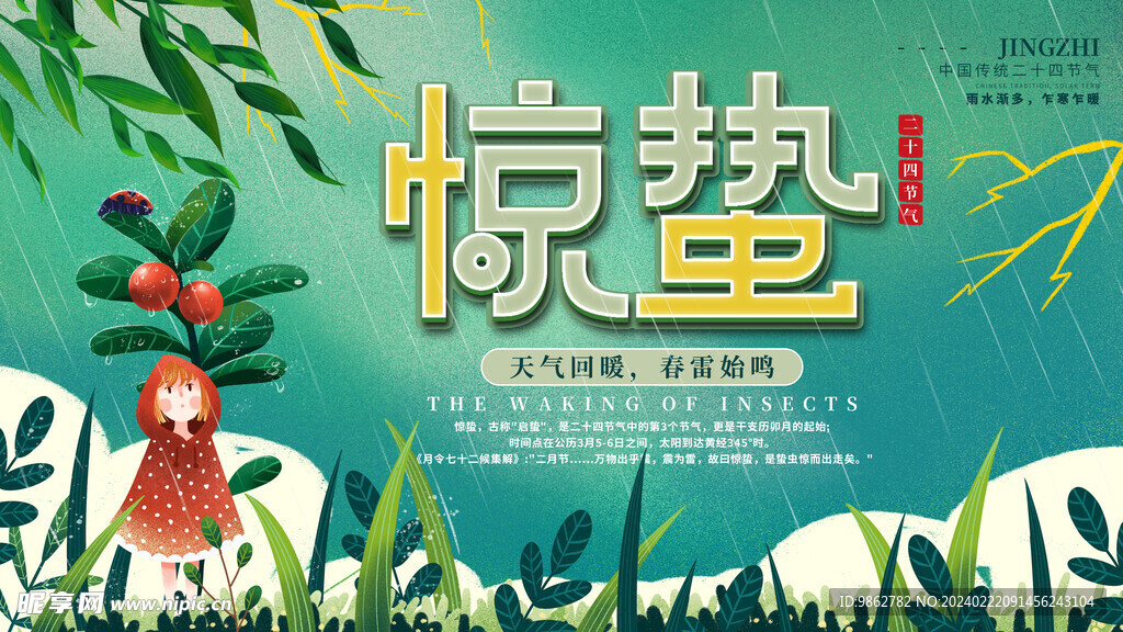 惊蛰模板