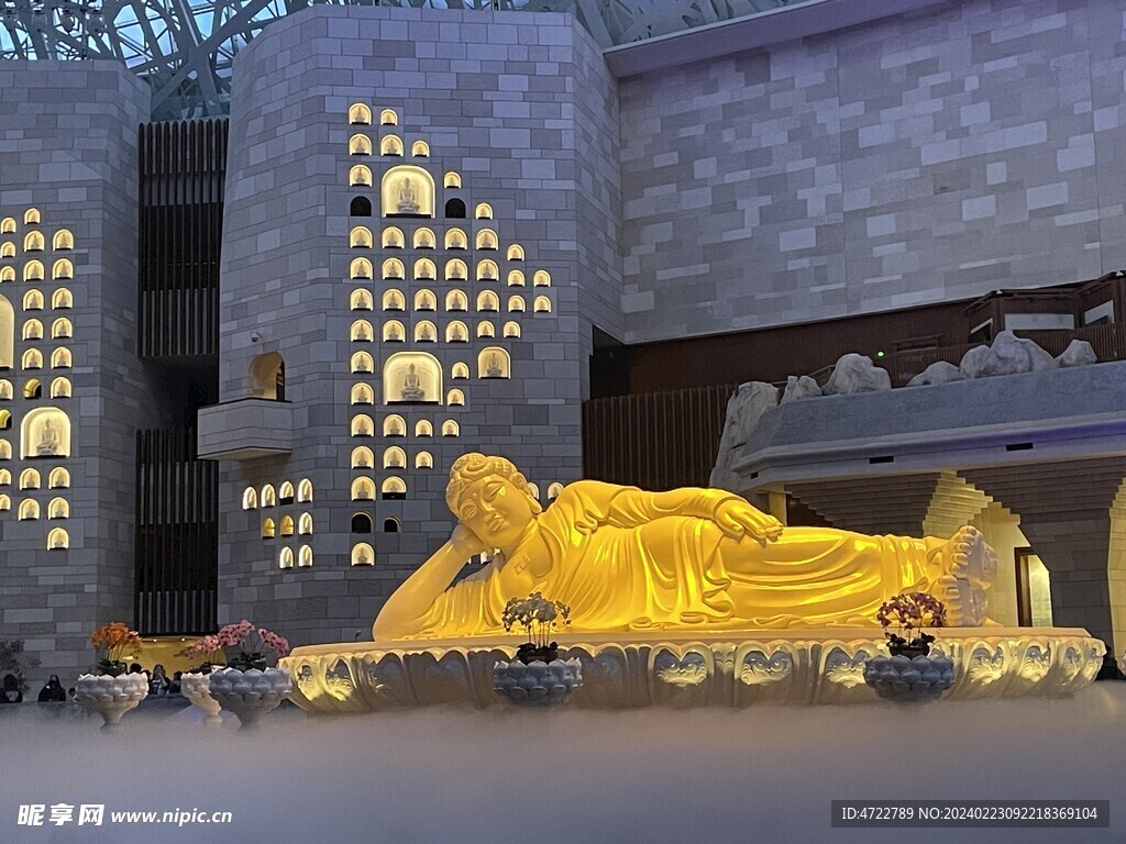 南京牛首山释迦牟尼卧像