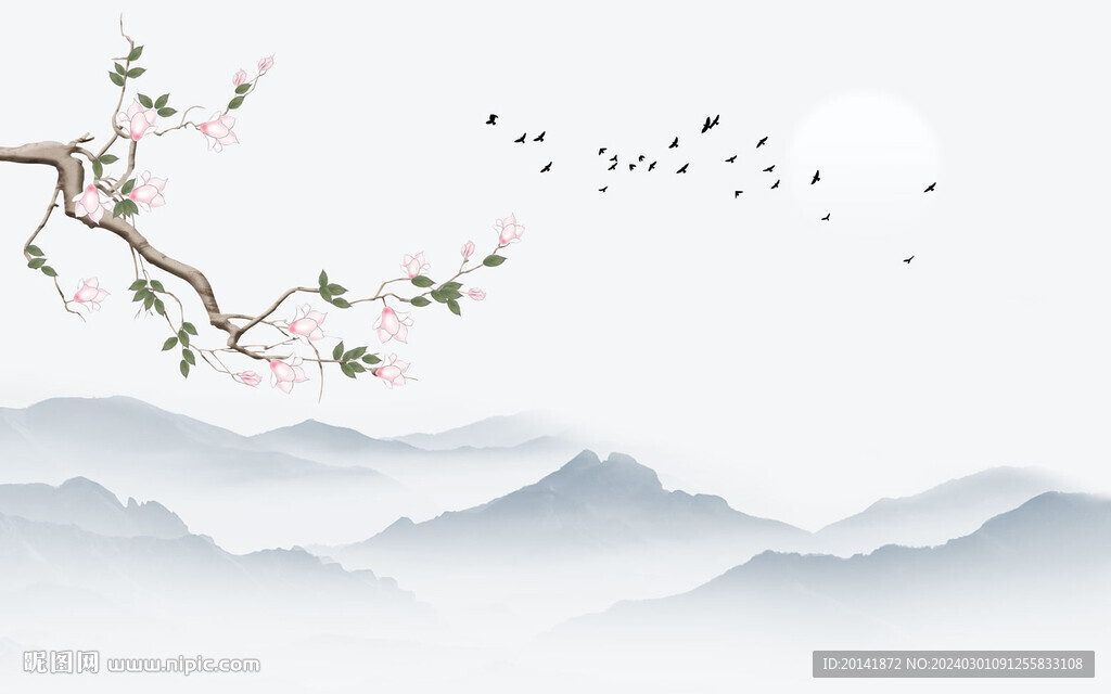 新中式水墨山水