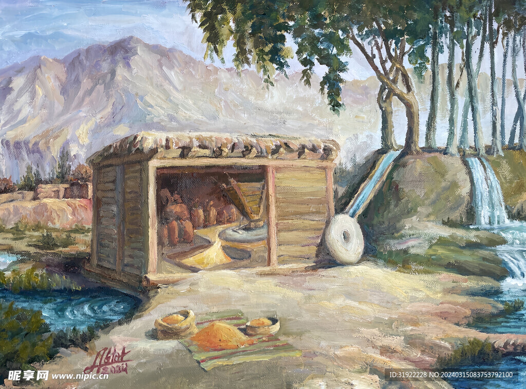 油画