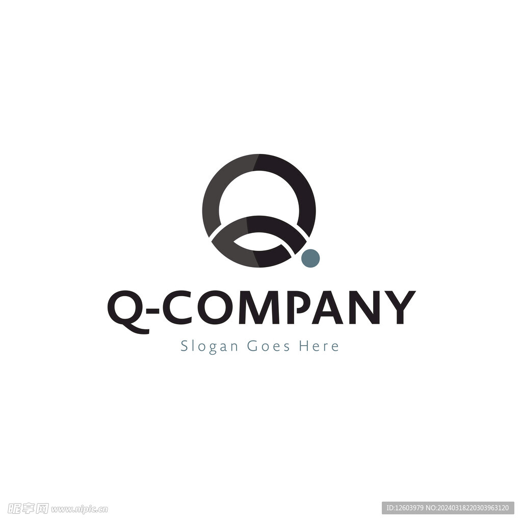 Q创意图形标志设计