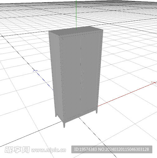 C4D模型 电视柜 
