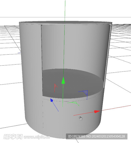 C4D模型 电视柜 