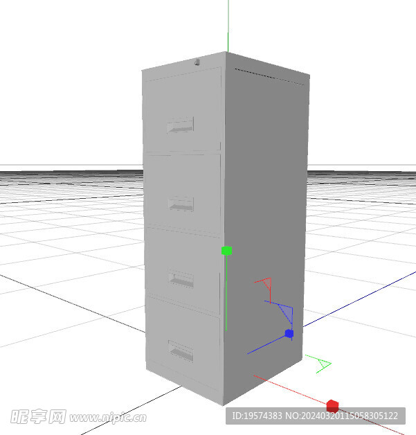 C4D模型 电视柜 