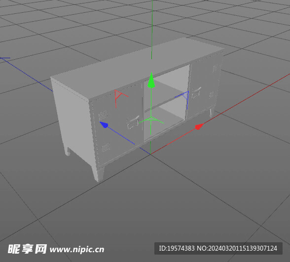 C4D模型 柜子 