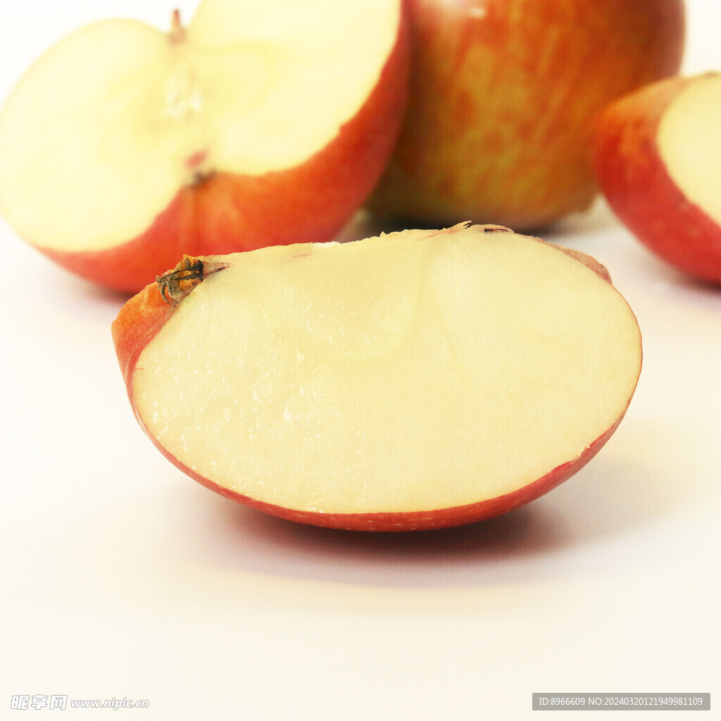 苹果切开图