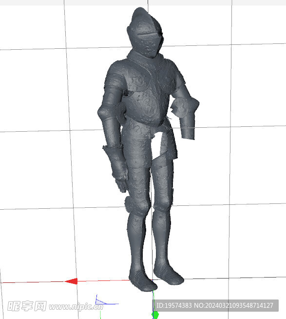 C4D模型 盔甲
