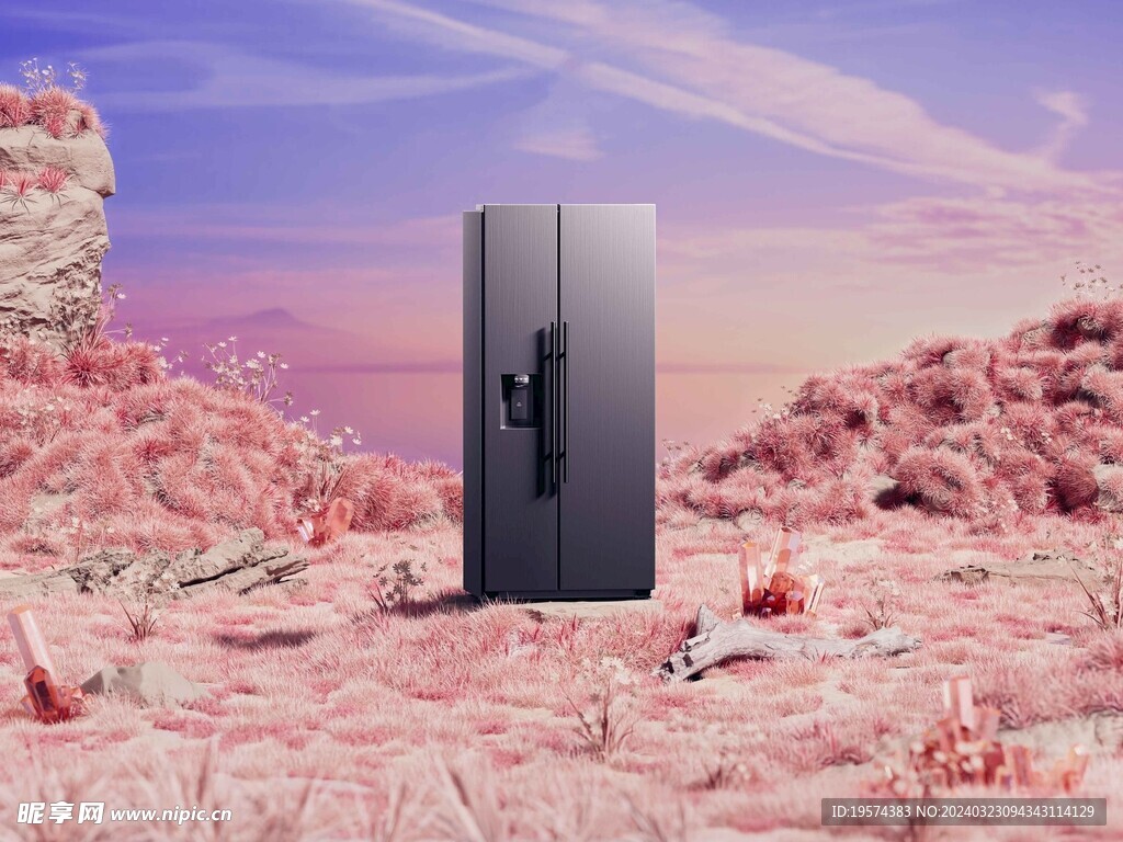 C4D模型 冰箱