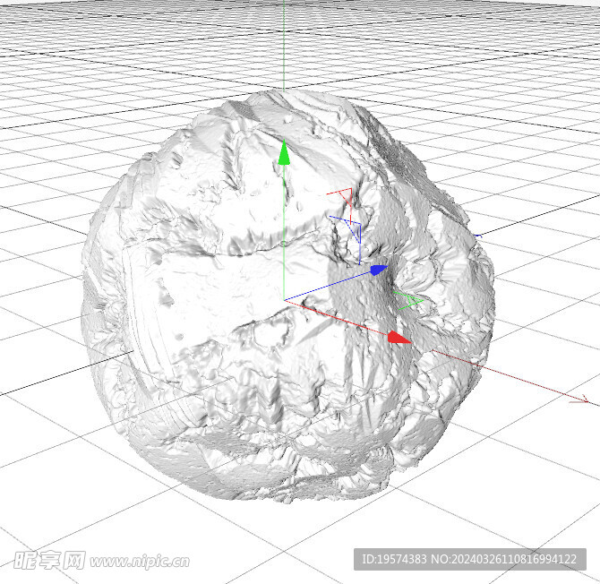 C4D模型 岩石 