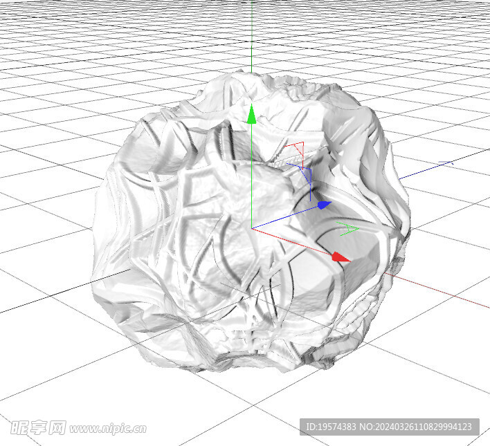 C4D模型 岩石  