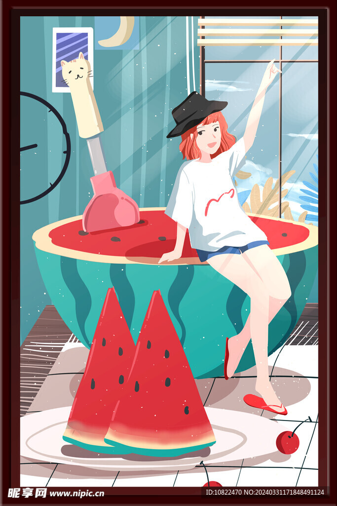 夏季插画