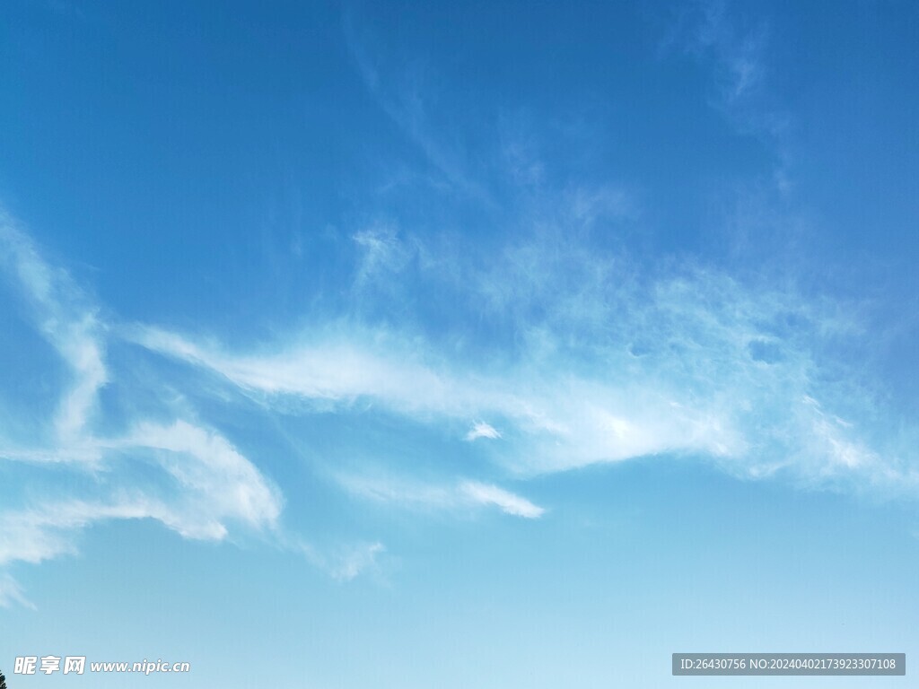 蓝天白云美景