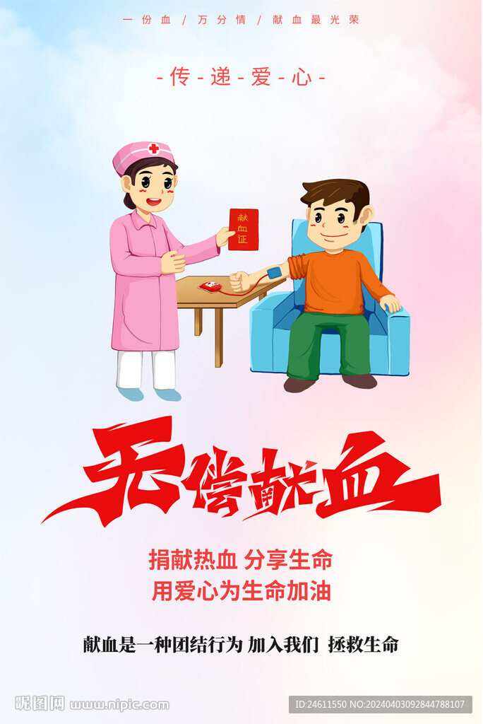 无偿献血海报